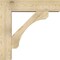 Ekena Millwork Legacy Block Rough Sawn Bracket w/ Offset Brace, Douglas Fir, 8"W x 32"D x 32"H BKT0806X32X32LEC05RDF - alternate 2